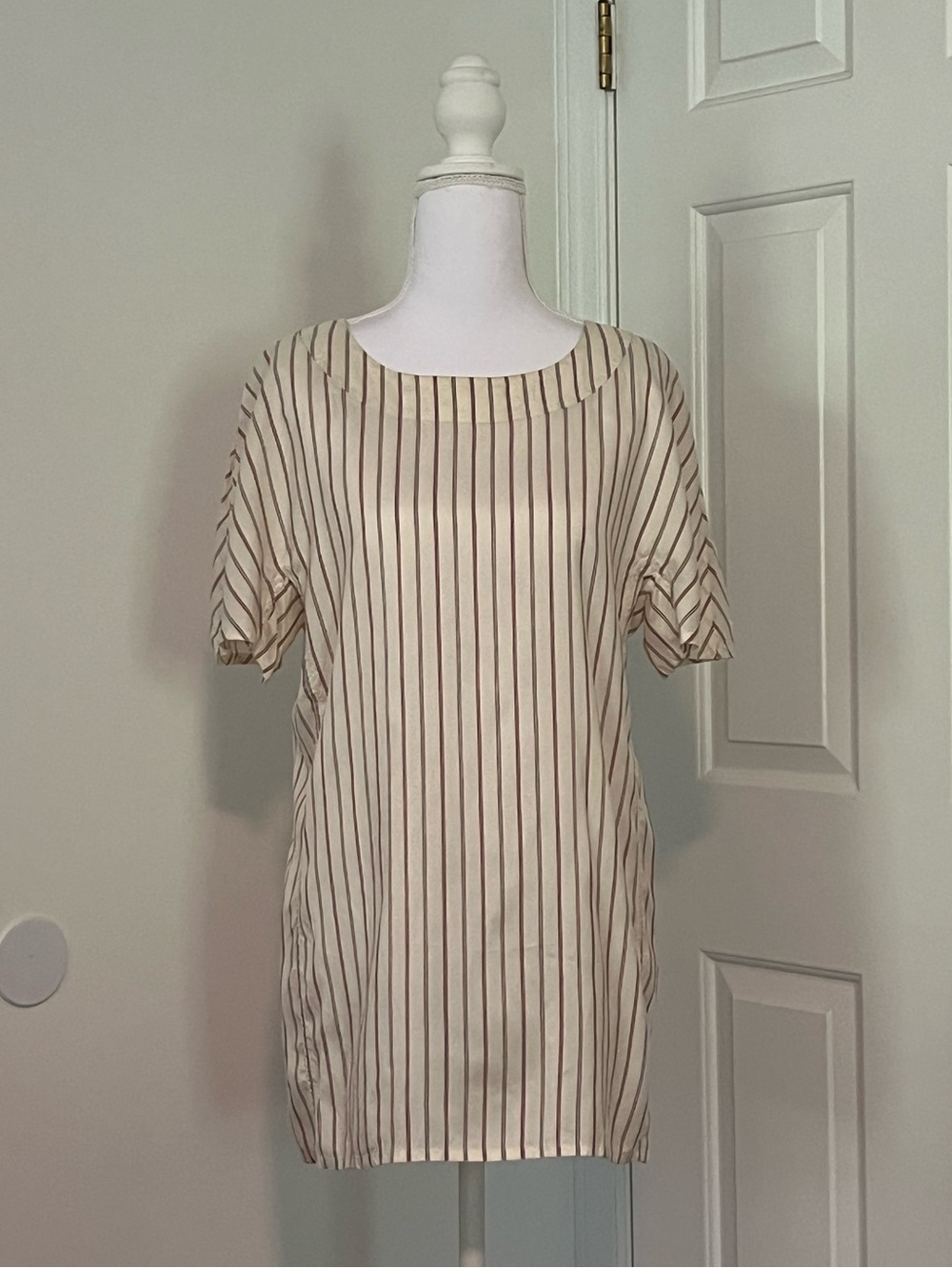 Gucci 1970s Silk Striped Top